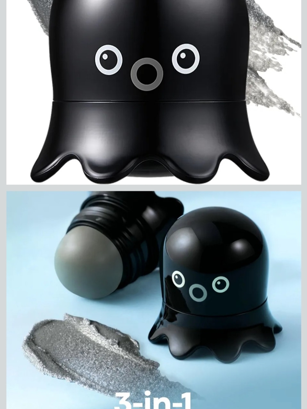 Octopus Charcoal Peel-Off Mask Stick - Black